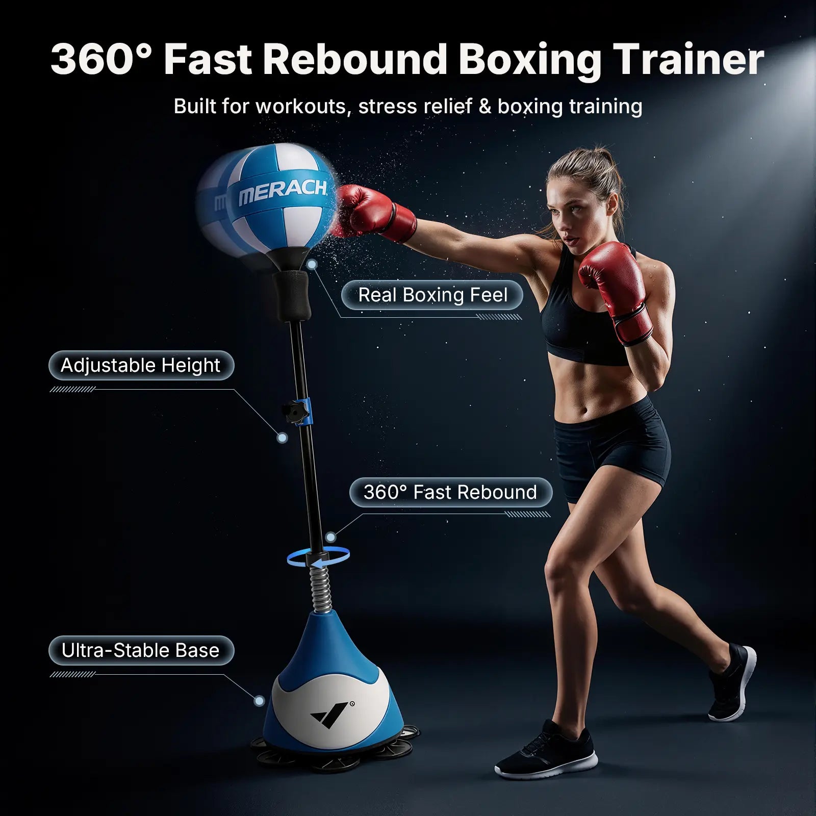 Home Boxing Reflex Trainer – Improve Speed & Accuracy 💥